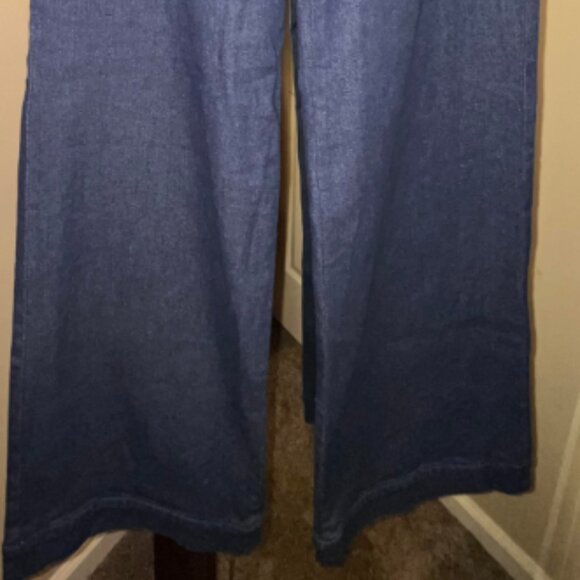 Gloria Vanderbilt Denim High Rise Alfie Wide Leg Jeans Size 6 - Picture 12 of 13